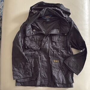 Polo Black Raincoat Size 4T